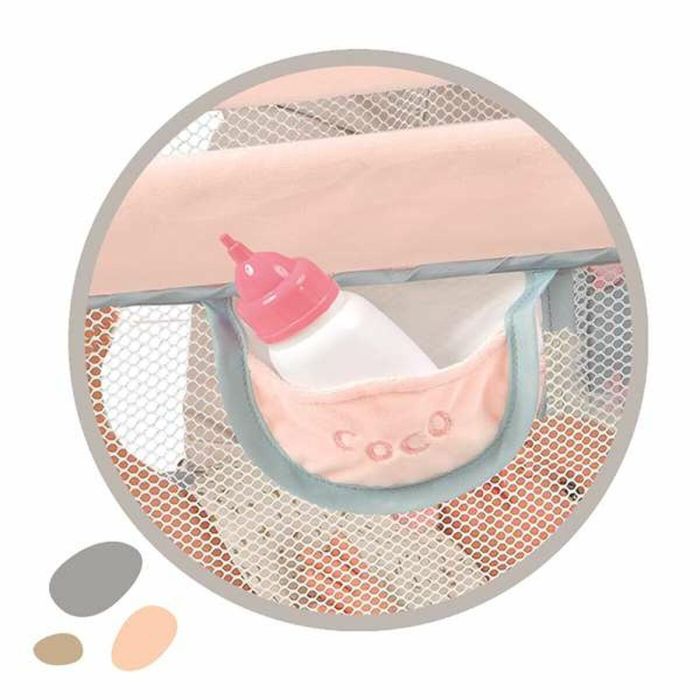 Decuevas Cuna de Viaje para Muñecas hasta 46 cm Coco 50x29x30 cm 5