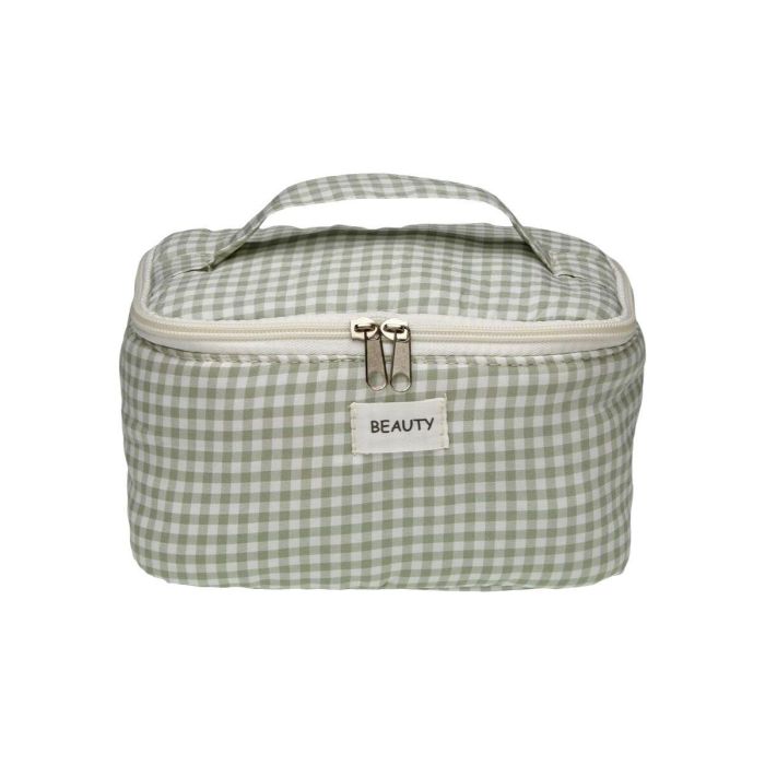 Neceser de Viaje Versa Vichy Verde Poliéster Textil 12 x 12 x 20 cm 1 Neceser de Viaje Versa Vichy Verde Poliéster Textil 12 x 12 x 20 cm 1