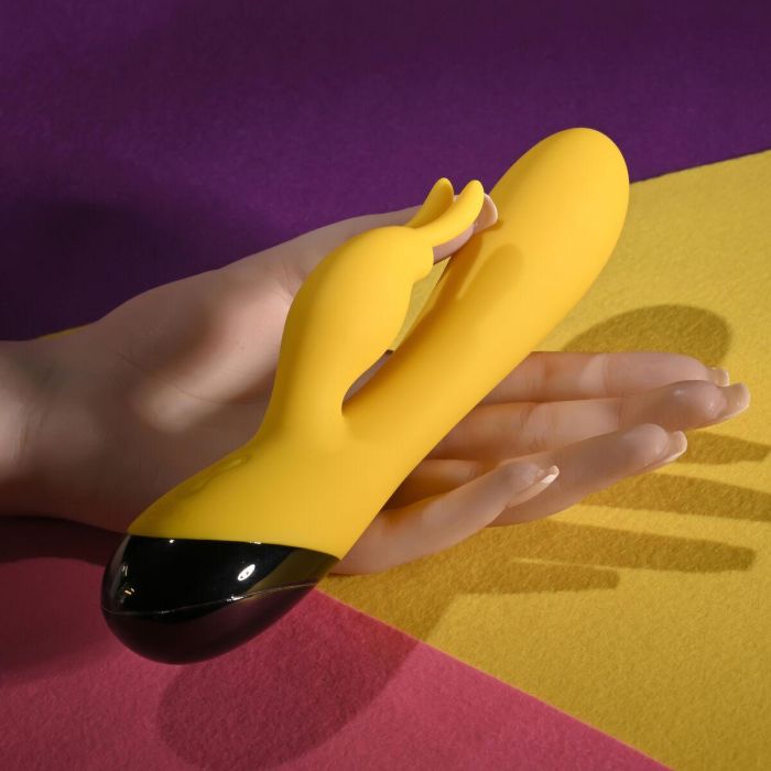 Vibrador Doble Estimulación Evolved Selopa Yellow 12 Vibrador Doble Estimulación Evolved Selopa Yellow 12