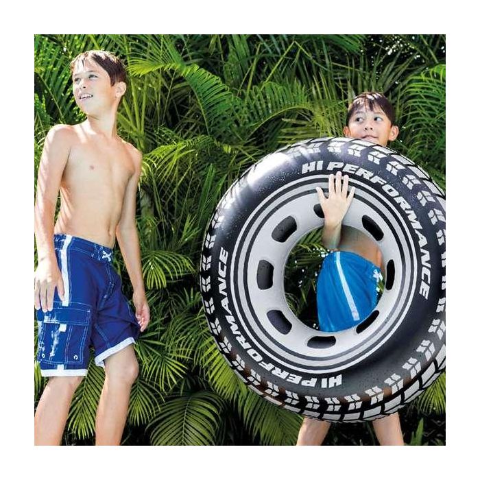 Intex Flotador Neumático Hinchable de Rueda 91 cm para Piscina, apto para Mayores de 9 Años, Fabricado en 100% PVC. 6