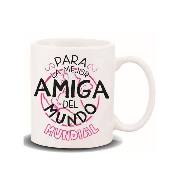 Roymart Taza Con Mensaje "Para La Mejor Amiga" Roymart Taza Con Mensaje "Para La Mejor Amiga"