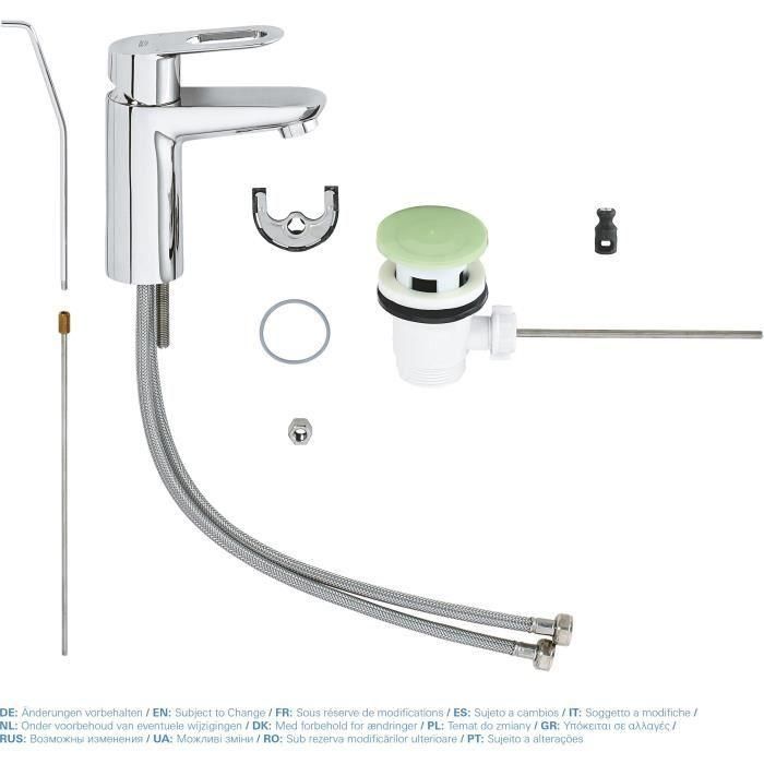 Grohe Mezclador de lavabo de diseño Bauloop Minimalista 4 Grohe Mezclador de lavabo de diseño Bauloop Minimalista 4