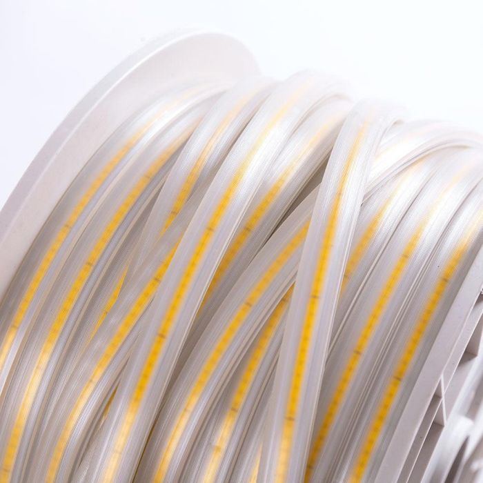 Tira LEDs COB 450W 34.200Lm CRI85 220VAC x 50M [HO-COB220-9W-WW]-Blanco Cálido 4