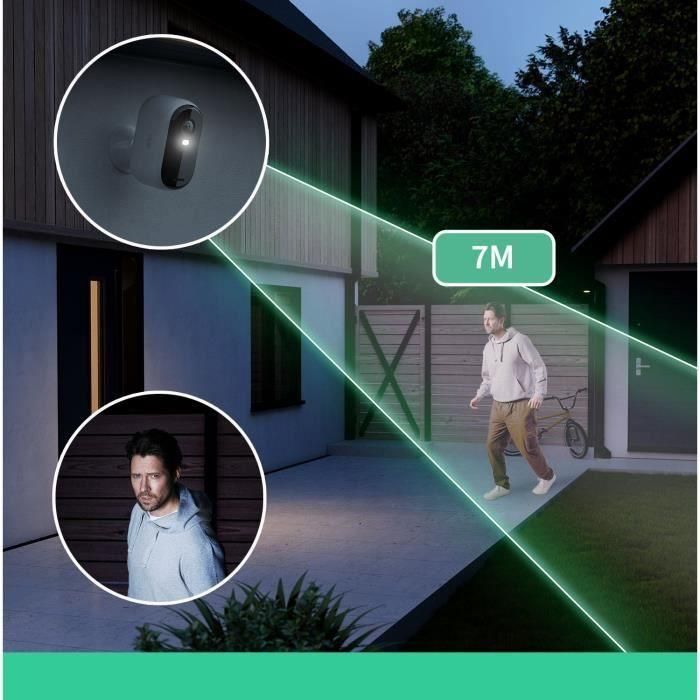 Cámara de seguridad conectada ARLO Essential2 - Pack de 3 - Resolución 2K - Visión nocturna a color 5 Cámara de seguridad conectada ARLO Essential2 - Pack de 3 - Resolución 2K - Visión nocturna a color 5