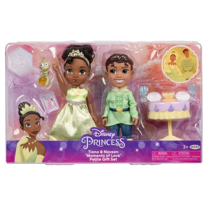 Muñeca Tiana + Naveen - Tiana y el Sapo Disney 15cm 0 Muñeca Tiana + Naveen - Tiana y el Sapo Disney 15cm 0