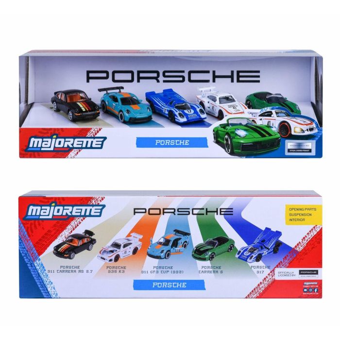 Majorette Pack Regalo 5 Piezas Majo Porsche SMO3467452077597 a partir de 3 años 3