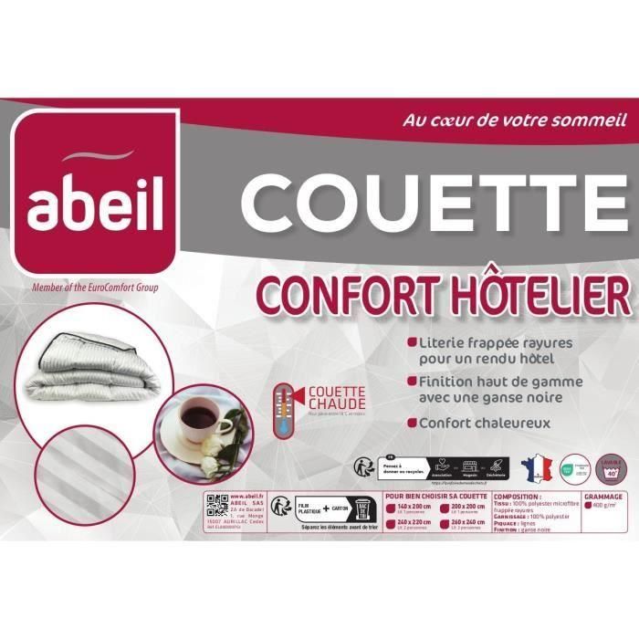 Abeil Edredón Hotel Comfort para Invierno, Suave Microfibra y Relleno 100% Poliéster, 200x200 cm, Lavable 1 Abeil Edredón Hotel Comfort para Invierno, Suave Microfibra y Relleno 100% Poliéster, 200x200 cm, Lavable 1