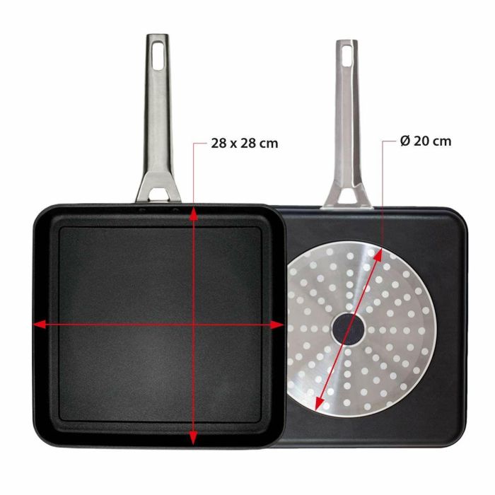Sartén Valira AIRE 23X23 Ø 23 cm Negro Metal Aluminio 1 Sartén Valira AIRE 23X23 Ø 23 cm Negro Metal Aluminio 1