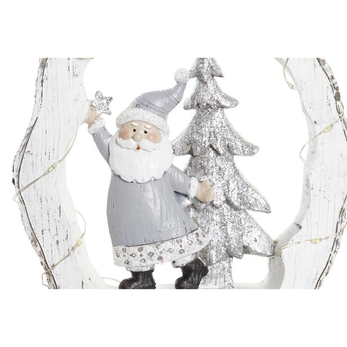 Figura Navidad Moderna DKD Home Decor Blanco Dorado 4.5 x 19 x 17 cm (2 Unidades) 2 Figura Navidad Moderna DKD Home Decor Blanco Dorado 4.5 x 19 x 17 cm (2 Unidades) 2