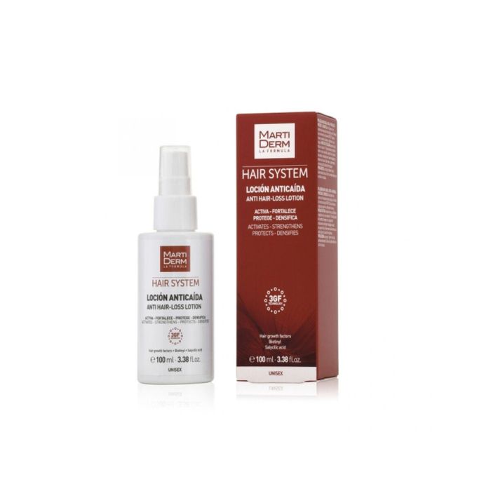 MartiDerm HAIR SYSTEM Loción Anticaída para Combatir la Caída del Cabello, 100 ml 0 MartiDerm HAIR SYSTEM Loción Anticaída para Combatir la Caída del Cabello, 100 ml 0