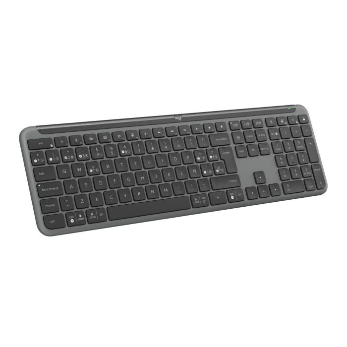 Teclado Logitech Gris Qwerty Español QWERTY