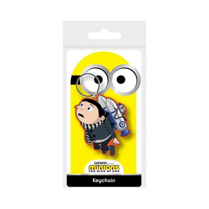Pyramid Llavero Minions 2 gru Jetpack - Diseño único en caucho de alta calidad