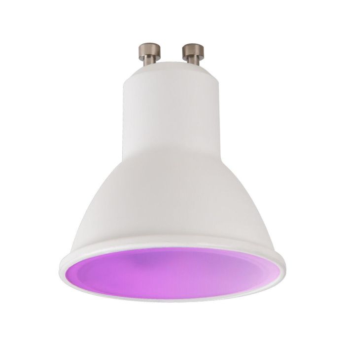 Muvit Io Gu10 Bombilla Inteligente 5.5W RGB + Blanco Regulable Controlada por App y Asistentes de Voz 8