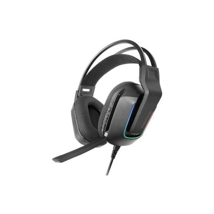 Auriculares Gaming con Micrófono Mars Gaming MH-Strike/ Jack 3.5/ USB/ Negros