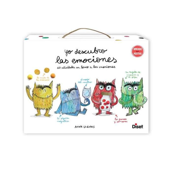 Diset Juego Educativo: El Monstruo de Colores, Yo Descubro las Emociones 10 Actividades (3-7 Años) 2
