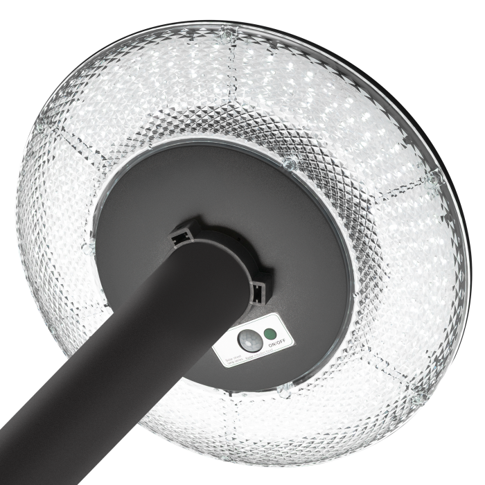 Farola LED Solar 100W Sensor Control Remoto Blanco Frío 7