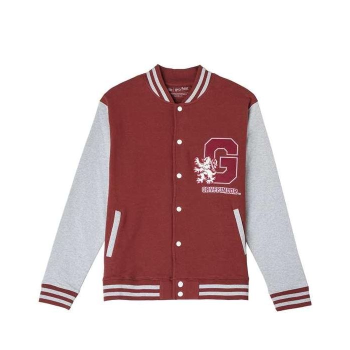Cerdá Sudadera con Cremallera Harry Potter Gryffindor para Adulto, Algodón Peinado, Talla XL, Rojo Oscuro Cerdá Sudadera con Cremallera Harry Potter Gryffindor para Adulto, Algodón Peinado, Talla XL, Rojo Oscuro