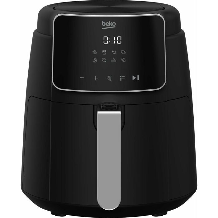 Beko FRL2244B Freidora sin Aceite Multifunción 1500W 3.9L (0.8kg patatas) 8 Programas Pantalla Táctil Negra