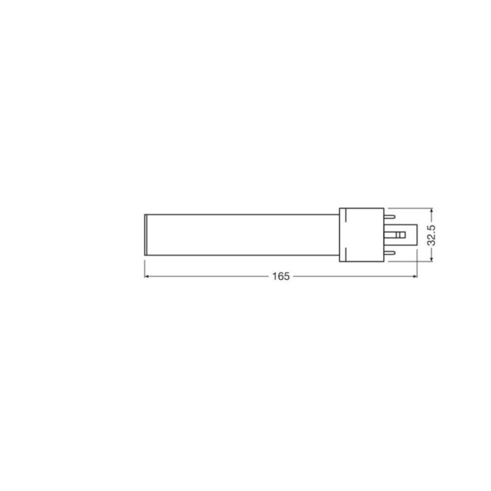 [LVE-4058075822979] Lámpara LED Ledvance/DULUX G23 4W 500Lm 3000K 120º IP20 2