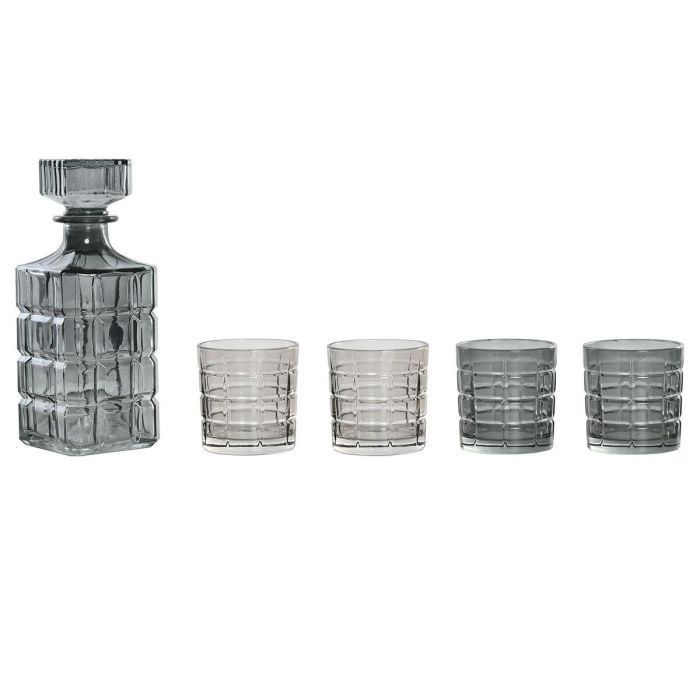 Botella Urban DKD Home Decor Gris 9.2 x 23 x 9.2 cm Set de 5 Botella Urban DKD Home Decor Gris 9.2 x 23 x 9.2 cm Set de 5