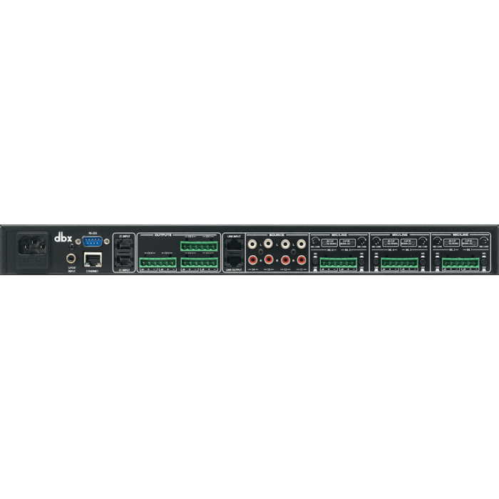 DBX 1260m Procesador de Zona Digital 12x6 Entradas/Salidas Balanceadas y RCA con S/PDIF