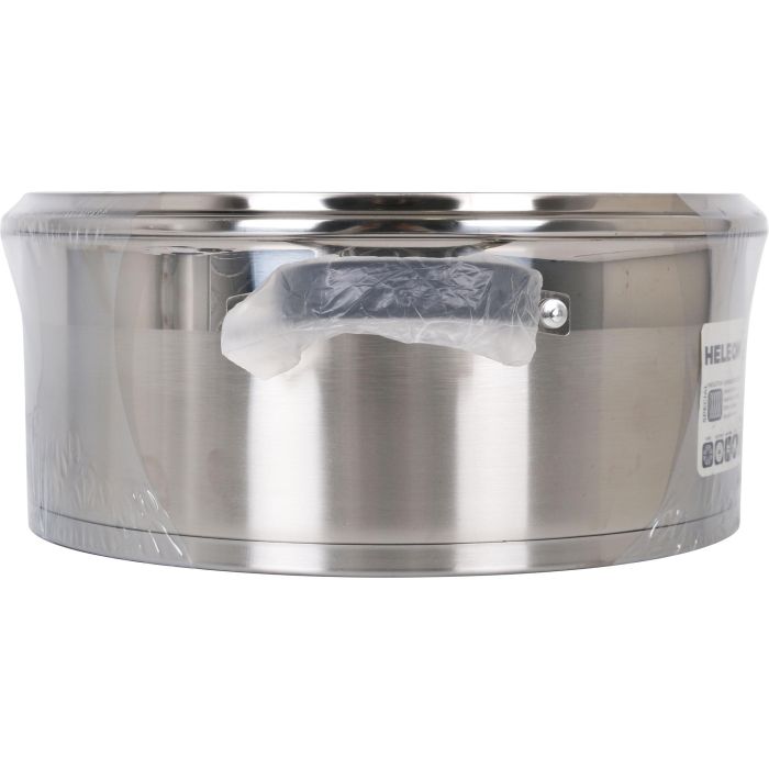 Cacerola de Acero Inoxidable Quttin 28 cm 6.7L con Tapa (2 Unidades) 2 Cacerola de Acero Inoxidable Quttin 28 cm 6.7L con Tapa (2 Unidades) 2