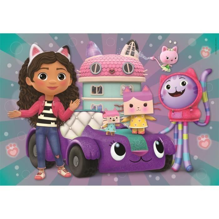 Puzzle - CLEMENTONI - La casa de muñecas de Gabby - 2 x 20 piezas - Para niños a partir de 3 años - Temática de dibujos animados 2 Puzzle - CLEMENTONI - La casa de muñecas de Gabby - 2 x 20 piezas - Para niños a partir de 3 años - Temática de dibujos animados 2