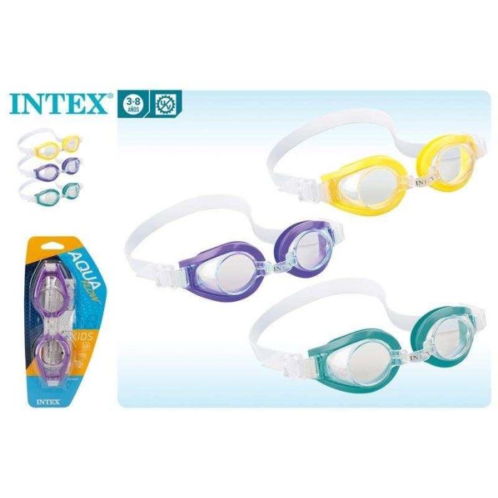 Intex Play Goggles Gafas de Natación Infantiles para Niños de 3 a 8 Años - Modelos Surtidos 9
