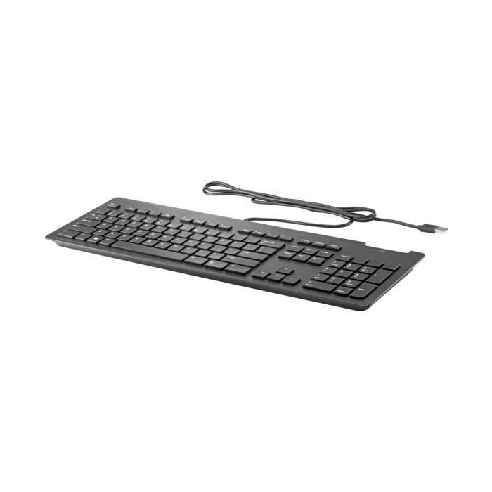 HP Teclado USB Business Slim Smartcard con Lector de Tarjetas Inteligentes Integrado, Resistente a Derrames y Silencioso, Negro 0 HP Teclado USB Business Slim Smartcard con Lector de Tarjetas Inteligentes Integrado, Resistente a Derrames y Silencioso, Negro 0