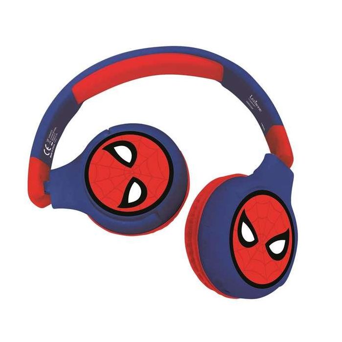 Lexibook Auriculares Inalámbricos Spiderman HPBT010SP Bluetooth 5.0 Cable Jack Extraíble +3 Años Lexibook Auriculares Inalámbricos Spiderman HPBT010SP Bluetooth 5.0 Cable Jack Extraíble +3 Años
