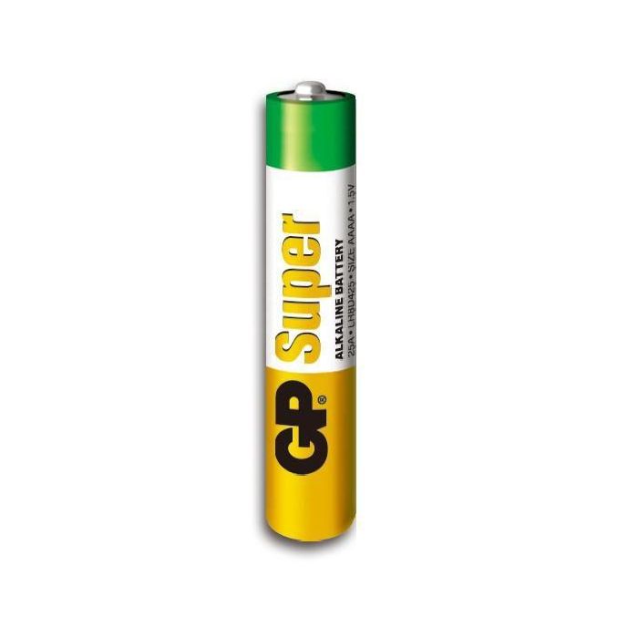 GP Super Alkaline AAAA, 25A / LR61, 2-pack 1 GP Super Alkaline AAAA, 25A / LR61, 2-pack 1