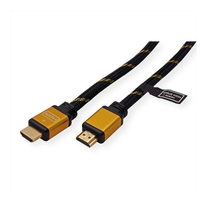 ROLINE 11.04.5565 Cable HDMI 5 m, Conectores HDMI tipo A Macho Chapado en Oro, Negro 1 ROLINE 11.04.5565 Cable HDMI 5 m, Conectores HDMI tipo A Macho Chapado en Oro, Negro 1