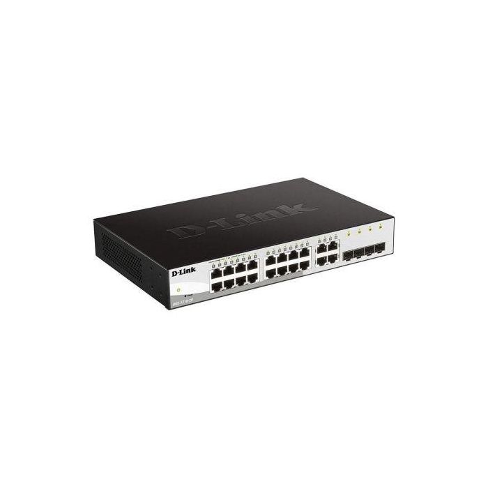 D-Link DGS-1210-20/E Switch Gestionado 16 Puertos RJ45 10/100/1000 + 4 Puertos SFP 1