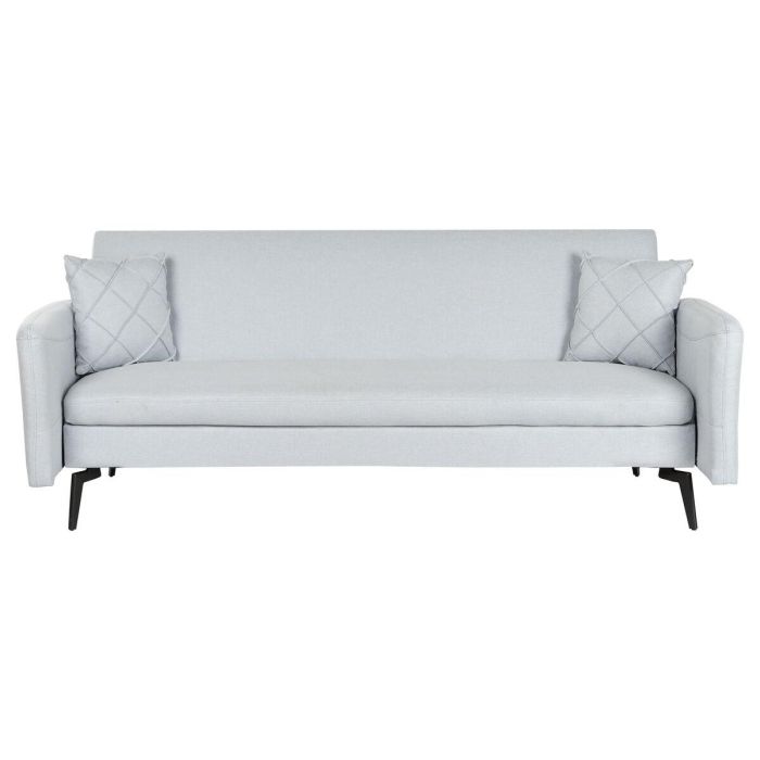 Sofa Cama Vintage DKD Home Decor Azul Celeste Negro 102 x 79 x 197 cm 1