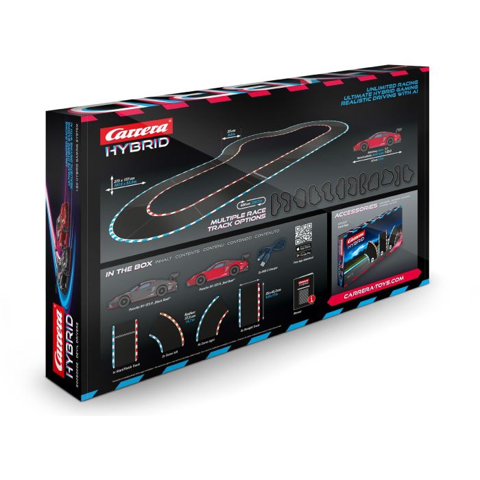 Carrera 50050002 Hybrid Racing Sets Devil Drivers - Set de Pistas y Vehículos Eléctricos, Escala 1:50, Pista 6,09 m 1