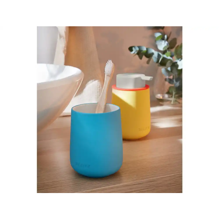 Leitz Cubilete Portalapices Cosy Plástico Color Azul Dimensiones 137x87x91 mm 2