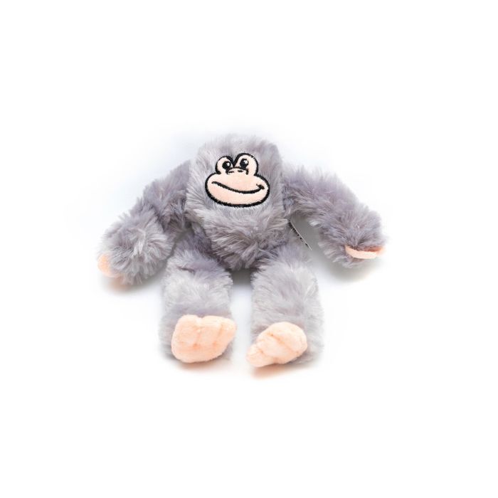 Iwa Peluches para Perros S Mono Gris con Sonido y Cuerda 1