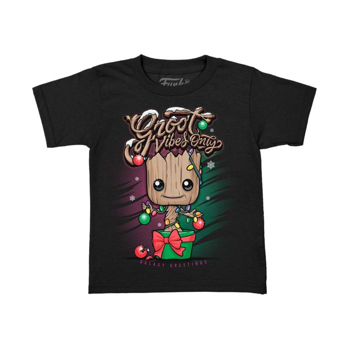 Funko Pop & Tee Holiday Groot Talla M 72954 Marvel 3