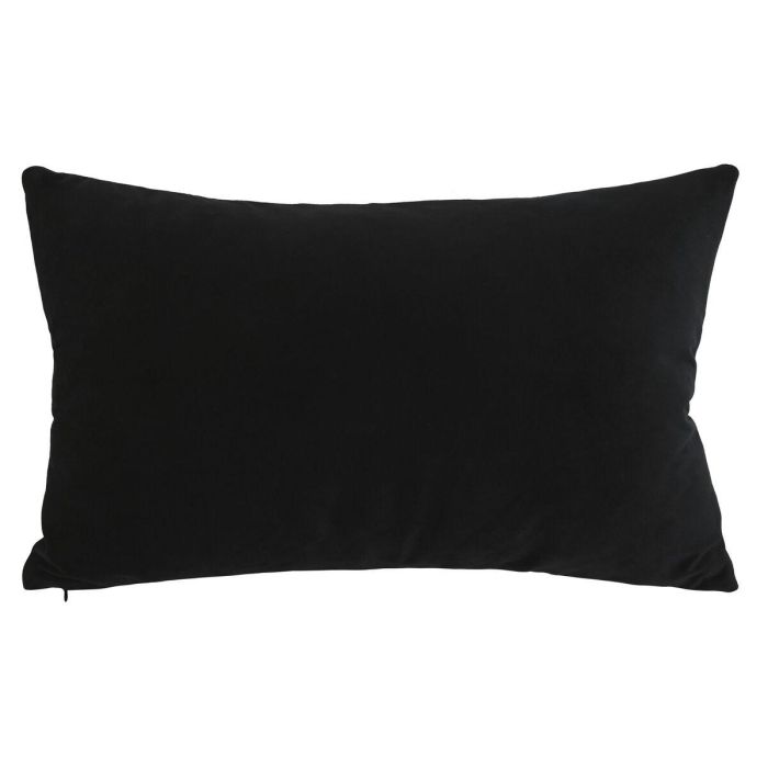 Cojin Item Home DKD Home Decor Negro Dorado 10 x 30 x 50 cm 2