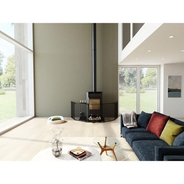 Nordlinger Pro Cortafuegos plegable con portillo para chimeneas y estufas - protección contra incendios 2 Nordlinger Pro Cortafuegos plegable con portillo para chimeneas y estufas - protección contra incendios 2