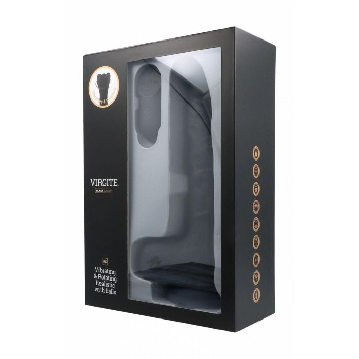 Consolador Realista Virgite R10 Negro 21 cm 4 Consolador Realista Virgite R10 Negro 21 cm 4