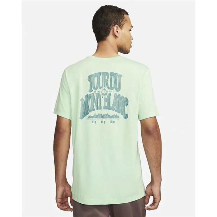 Camiseta de Manga Corta Unisex Nike DR7671-308 Verde Claro (XS)