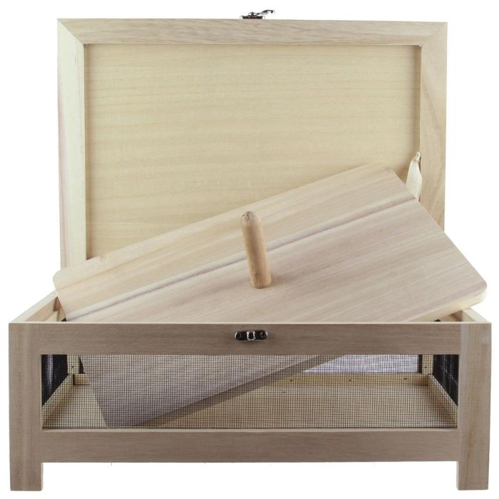 Totally Addict Bistrot Caja Queso Con Bandeja Portátil Madera 39x27x15 cm 2