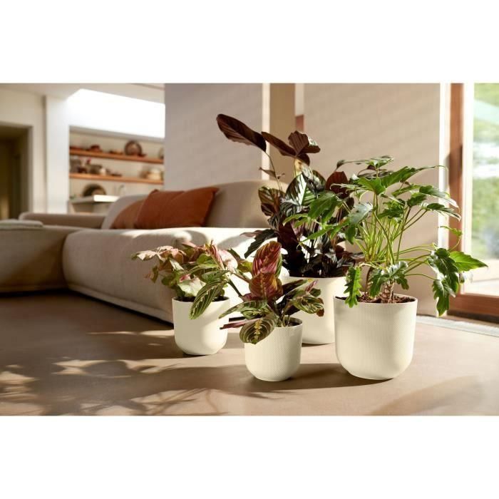 Maceta - Elho - Jazz Redonda - Blanca - L 35 x An 34,5 x Al 32 cm - Interior - 100% reciclado 3 Maceta - Elho - Jazz Redonda - Blanca - L 35 x An 34,5 x Al 32 cm - Interior - 100% reciclado 3