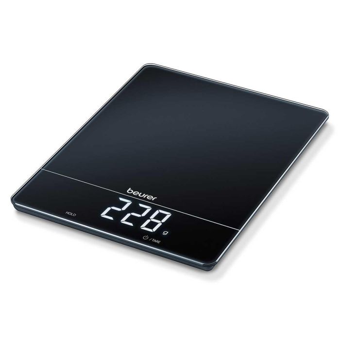 Beurer KS-34 Balanza de Cocina con Pantalla Invisible, Función Tara y Retención