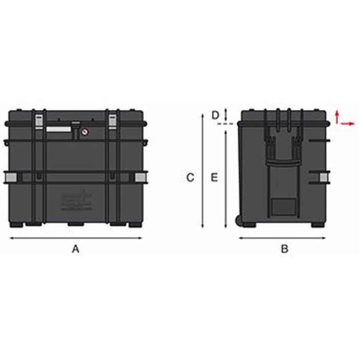 Caja de Herramientas GT Line ALL IN ONE Espuma Acero Polipropileno Plástico 1