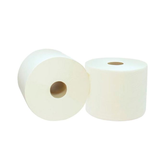 Papernet Bobina papel industrial blanco 350 m, 2 uds, gramaje 17,5g/m², 22,4x24 cm, doble hoja 0 Papernet Bobina papel industrial blanco 350 m, 2 uds, gramaje 17,5g/m², 22,4x24 cm, doble hoja 0
