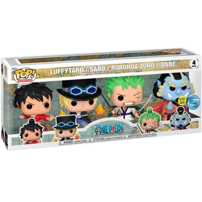 Blister 4 figuras POP One Piece Exclusive 1