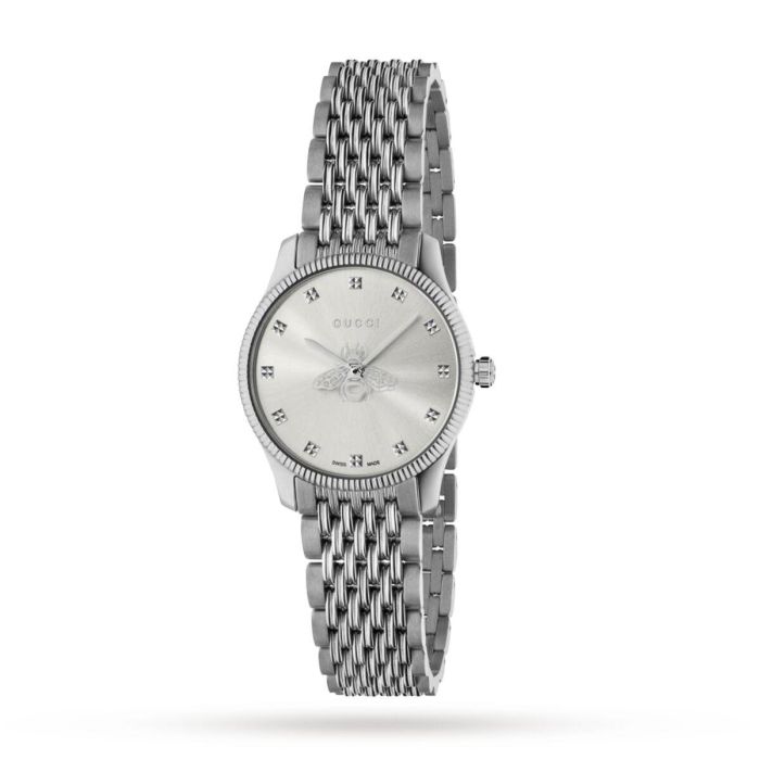 Reloj Mujer Gucci G-TIMELESS SLIM Plateado (Ø 28 mm) Reloj Mujer Gucci G-TIMELESS SLIM Plateado (Ø 28 mm)