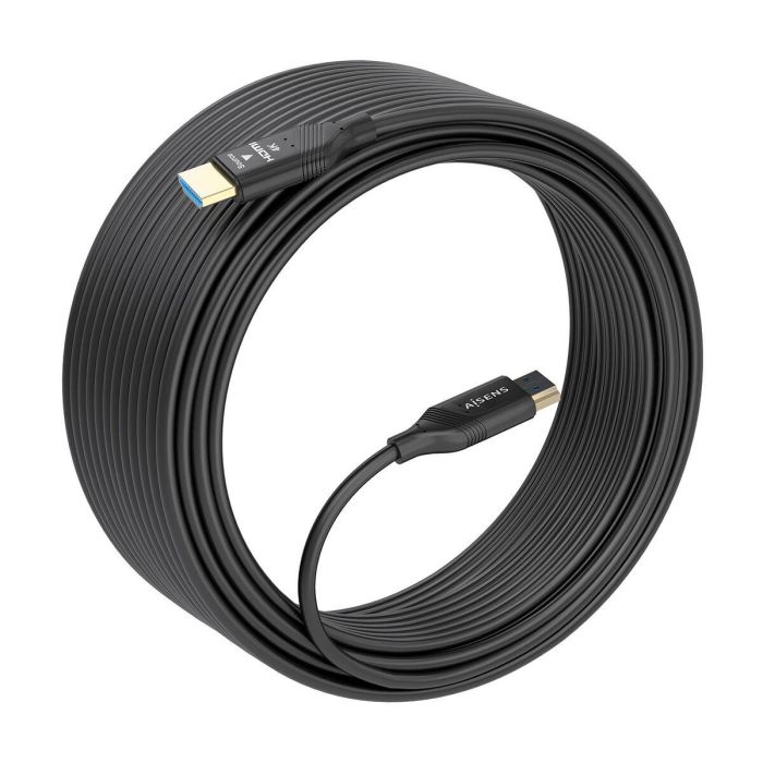 AISENS - CABLE HDMI V2.0 AOC PREMIUM ALTA VELOCIDAD / HEC 4K@60HZ 18GBPS, A/M-A/M, NEGRO, 25M 3 AISENS - CABLE HDMI V2.0 AOC PREMIUM ALTA VELOCIDAD / HEC 4K@60HZ 18GBPS, A/M-A/M, NEGRO, 25M 3